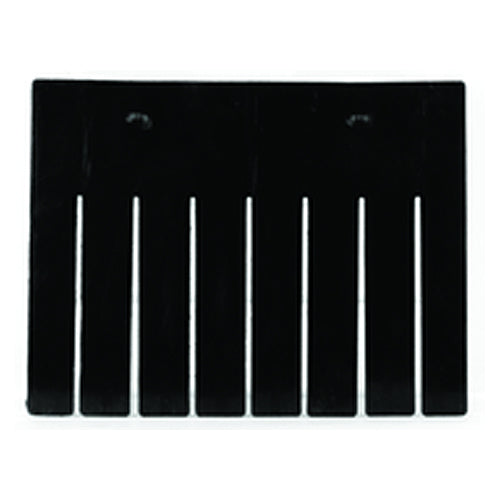 6-Pack - Black - Short Bin Dividers for use with Akro-Grid Container 33-168 - Strong Tooling