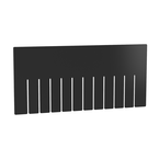 Black 6-Pack Short Bin Dividers for use with Akro-Grid Container 33-228 - Strong Tooling