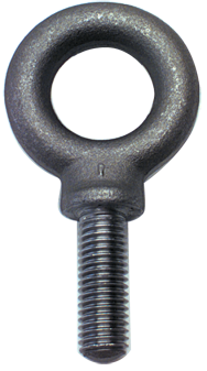 Shoulder Plain Eye Bolt - 1-3/4-5 Thread, 2-7/8'' Eye Dia. - Strong Tooling