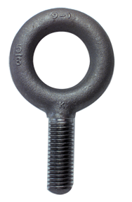 No Shoulder Plain Eye Bolt - 1-1/8-7 Thread, 2'' Eye Dia. - Strong Tooling