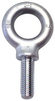 304 Stainless Eye Bolt - 1-8 Thread, 1-13/16'' Eye Dia. - Strong Tooling