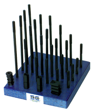 T-Nut and Stud Set - #68205; M12 x 1.75 Stud Size; 16mm T-Slot Size - Strong Tooling