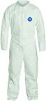 Tyvek® White Collared Zip Up Coveralls - Large (case of 25) - Strong Tooling