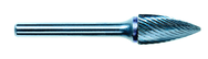 3/8 EdgeHog Tree Shape Pointed End Carbide Bur SG-3 Standard Alt Diamond (Double) - Strong Tooling