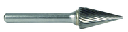 1/4 EdgeHog Conical Carbide Bur SM-2 Standard Alt Diamond (Double) - Strong Tooling