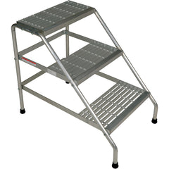 Aluminum Step Stand Knock Down 3-Step - Exact Industrial Supply