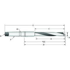 24010H-4IS-45 T-A® Spade Blade Holder - Helical Flute- Series 1 - Strong Tooling