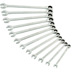 STEELMAN PRO 12-Piece Metric 144-Tooth Ratcheting Wrench Set - Strong Tooling