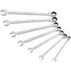 STEELMAN PRO 7-Piece Standard 144-Tooth Ratcheting Wrench Set - Strong Tooling