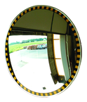 18" Indoor Convex Mirror-Safety Border - Strong Tooling