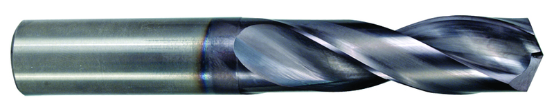 1/4 Solid Carbide 3xD Coolant Fed Drill-TiAlN - Strong Tooling