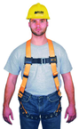 Non-Stretch Harness w/Mating buckle Shoulder Straps; Tongue Buckle Leg Straps & Mating Buckle Chest Strap - Strong Tooling