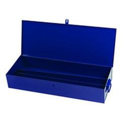 30-1/4 x 8-1/8 x 4-3/4" Blue Toolbox - Strong Tooling