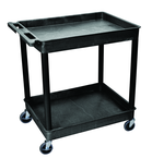 Utility Cart 2 Tub Shelves - 32" x 24" x 37-1/4" - Strong Tooling