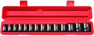 Tekton 1/2" Drive Shallow Impact Socket Set (Mm) - Strong Tooling