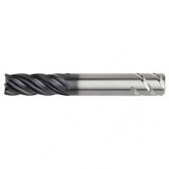 1/2x1/2x1-1/4x3 5FL Square Carbide End Mill-Weldon Shank-AlTiN - Strong Tooling