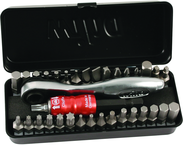 34PC COMPACT BIT SET W/REV RATCHET - Strong Tooling