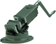 2-Axis Precision Angular Vise 4" Jaw Width, 1-1/2" Jaw Depth - Strong Tooling