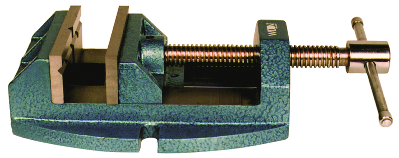 1345 Drill Press Vise Continuous Nut 4" Jaw Opening - Strong Tooling