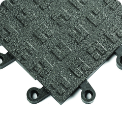 ErgoDeck General PupposeÂ Solid w/ GritShieldÂ Egronomic TilesÂ 18" x 18" x 7/8" Thick (Black) - Strong Tooling
