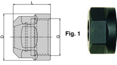 ER25-IC Top Clamping Nut - Strong Tooling