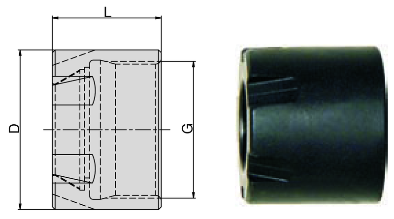 ER11M Top Clamping Nut -Mini - Strong Tooling