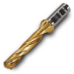TD160008018R01 5xD Gold Twist Drill Body-Universal Flat Shank - Strong Tooling