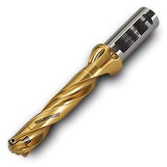 TD170008518R01 5xD Gold Twist Drill Body-Universal Flat Shank - Strong Tooling