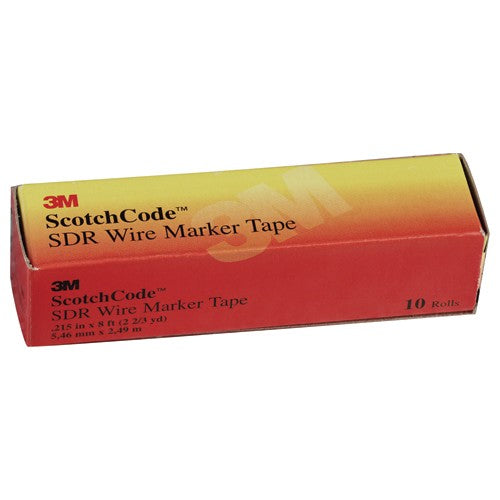 3M™ Wire Marker Tape Numbers 09383 SDR-50-59 - Strong Tooling