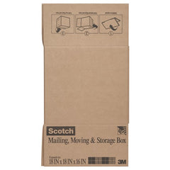 Scotch Folded Box 8018FBLRG 18″ × 18″ × 16″ Large Size Folded Box - Strong Tooling