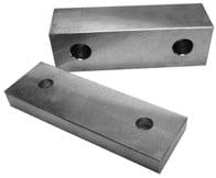 Machined Aluminum Vice Jaws - SBM - Part #  VJ-6A120202M - Strong Tooling