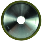 6 x 1/2 x 1-1/4'' - 1/8'' Abrasive Depth - 150 Grit - 3/8 Rim Type 4A2 Diamond Wheel for Foley-Type Grinder - Strong Tooling