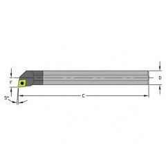 E08R SCLCR3 Solid Carbide Boring Bar w/Coolant - Strong Tooling