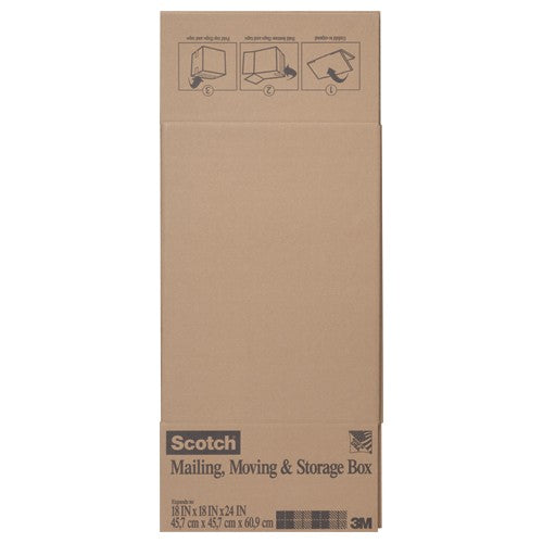 Scotch Folded Box 8018.24FB 18″ × 18″ × 24″ Folded Box - Strong Tooling